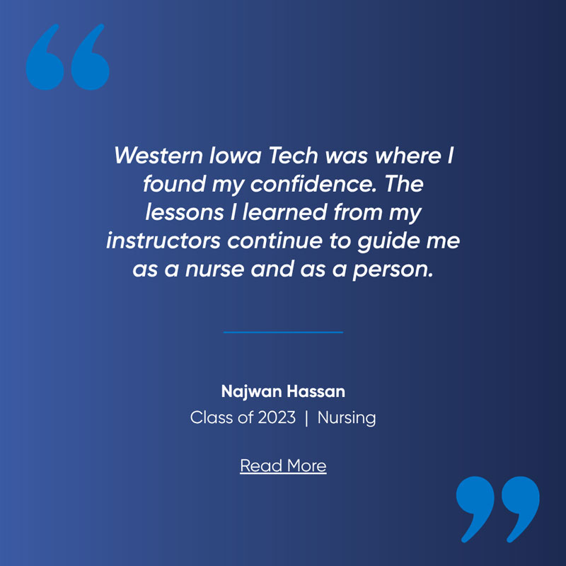 Najwan Hassan, Class of 2023, Nursing